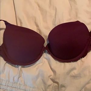 Pink Victoria’s Secret push-up bra 34D gently worn